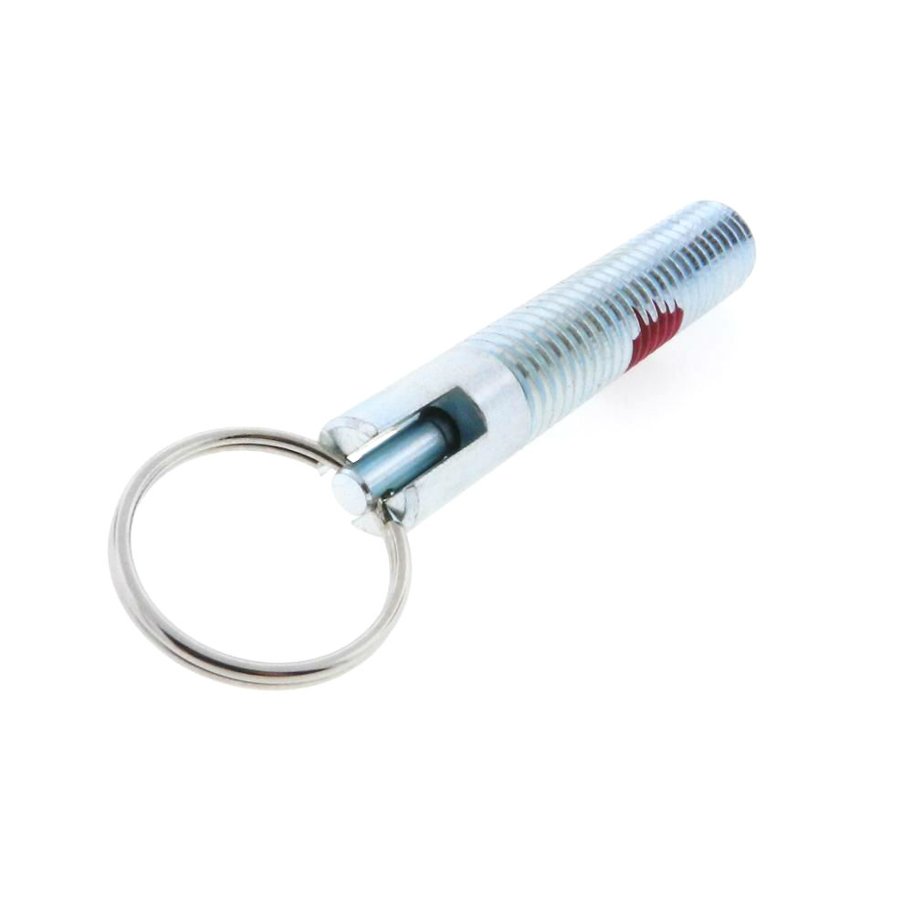 Standard Pull Ring Locking Nose Retractable Plunger with Nylon Patch